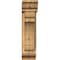 Ekena Millwork Olympic Traditional Rough Sawn Bracket w/ Offset Brace, Western Red Cedar, 6"W x 16"D x 24"H BKT0604X16X24OLY01RWR - alternate 2